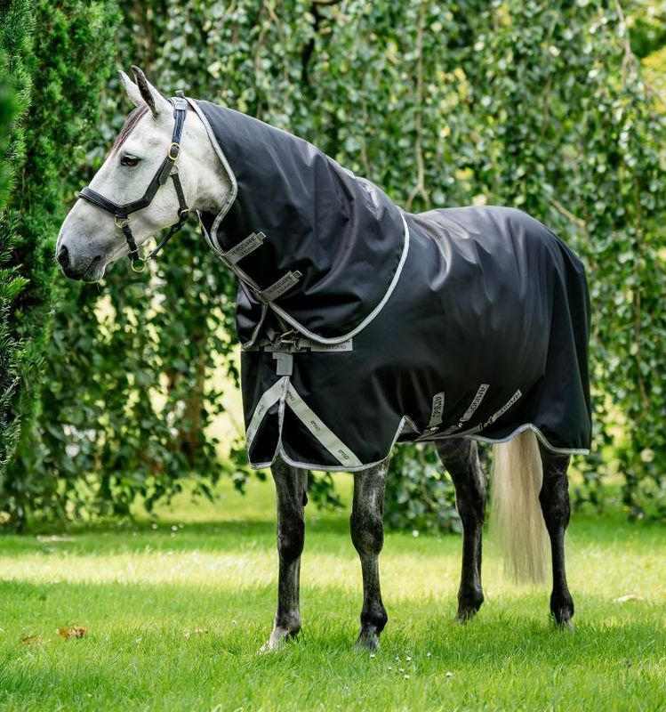 Horseware Amigo Bravo 12 Plus 400 Gram, Black/ Titanium Grey 