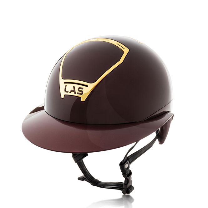 Hovedbilde LAS Opera Metal LV, Dark Burgundy/Gold Hjelm