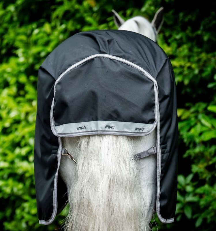 Horseware Amigo Bravo 12 Plus 400 Gram, Black/ Titanium Grey 